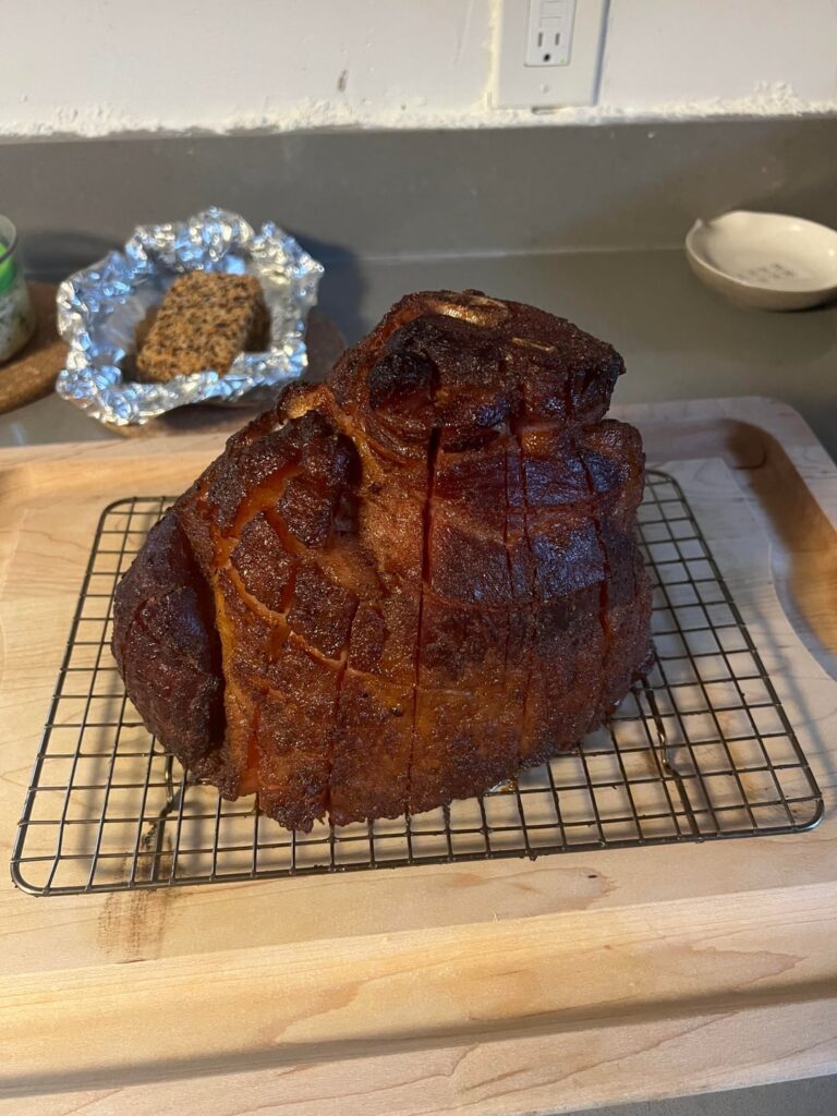 Smoked rum ham
