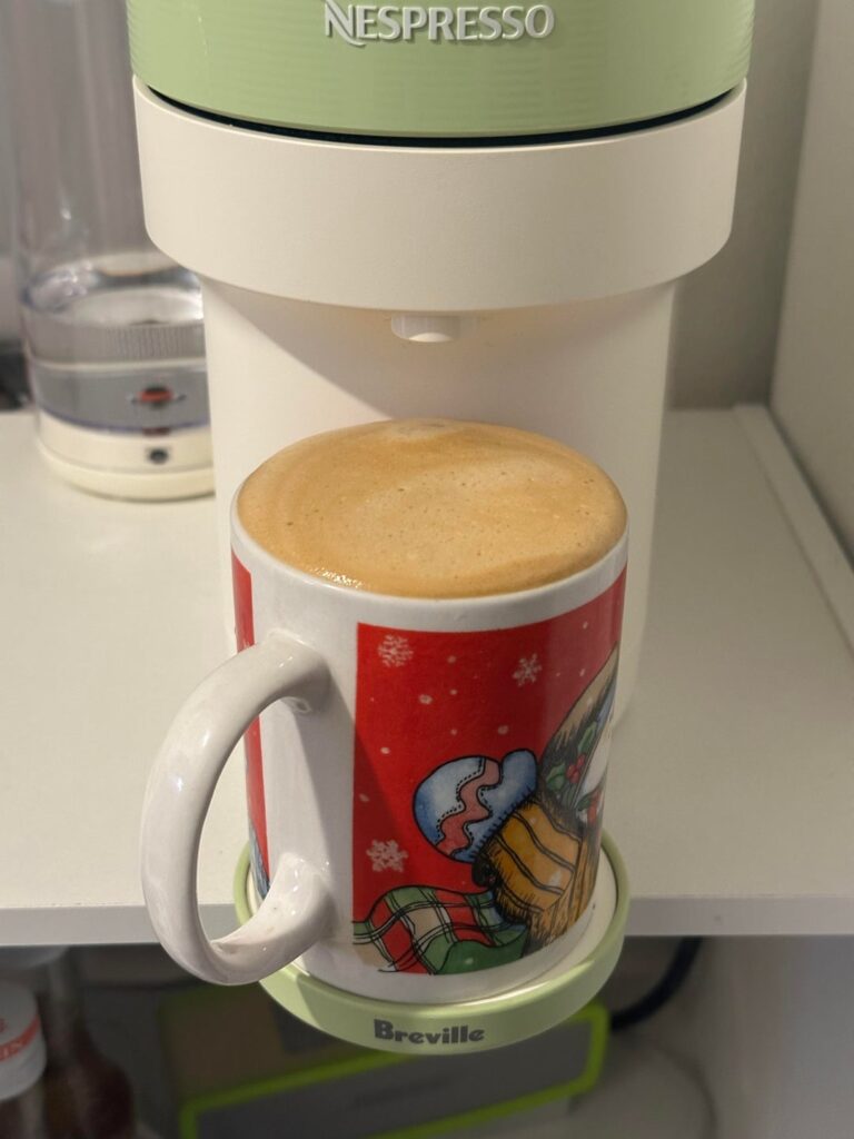 Vertuo pop too much foam