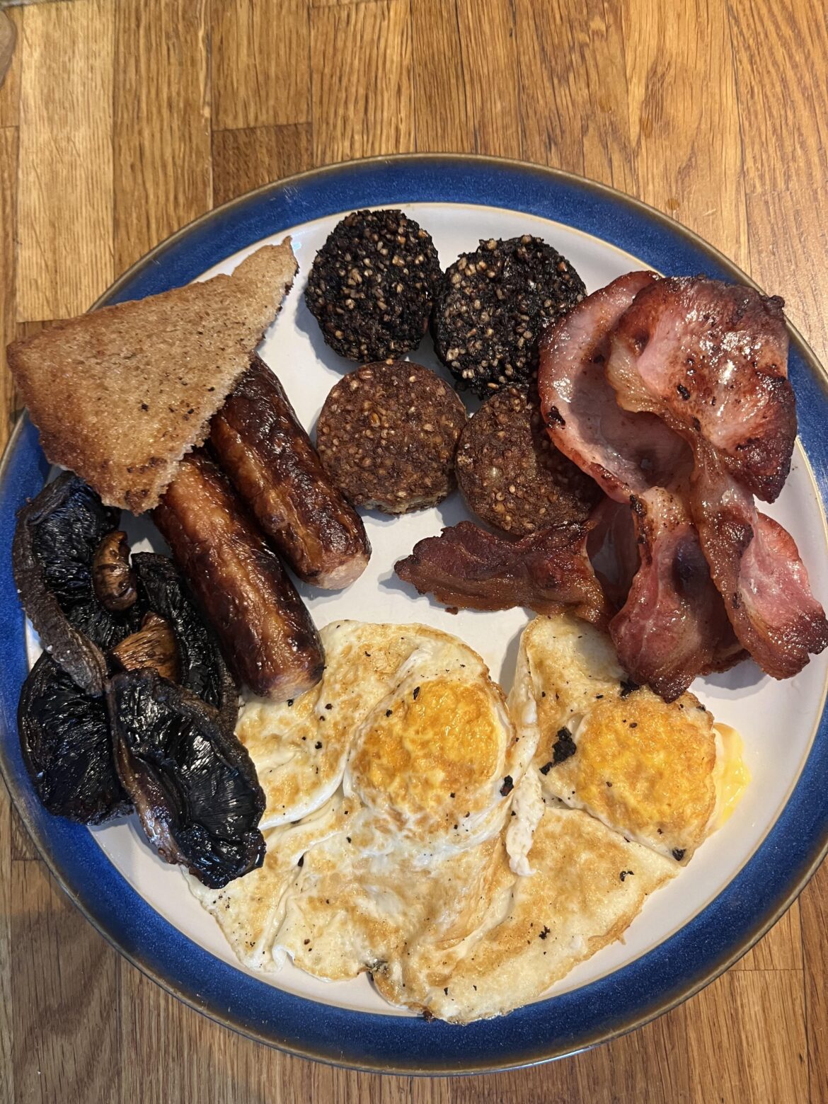 Homemade this morning, beans on the side