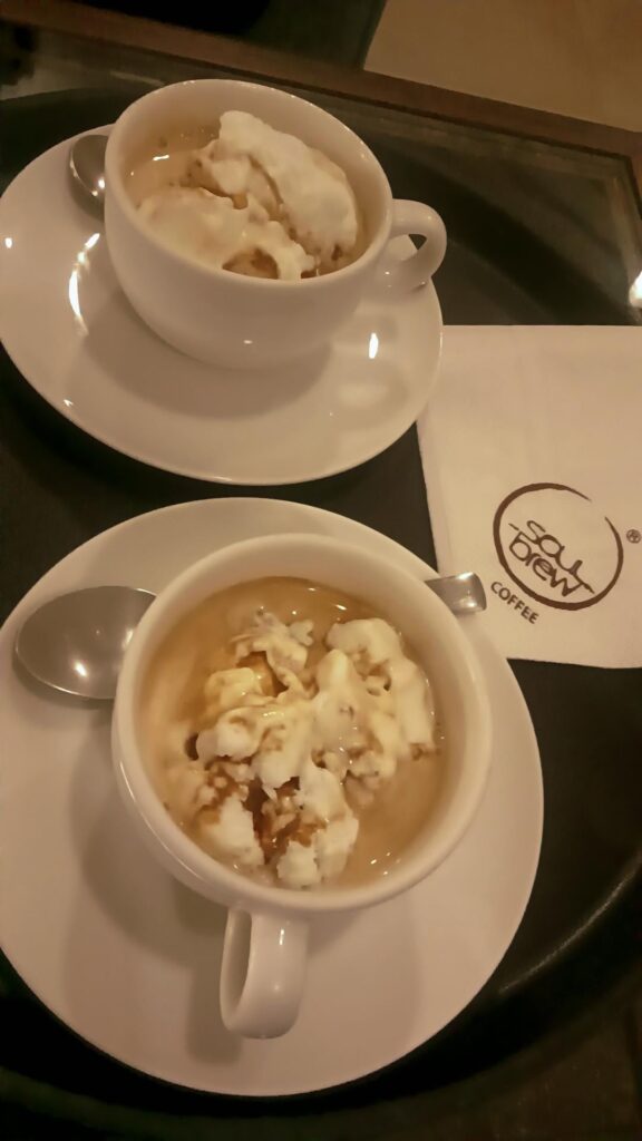 Tried Afagato for the first time in this cafe