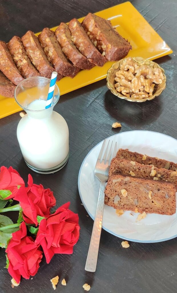 Vegan Banana walnut bread