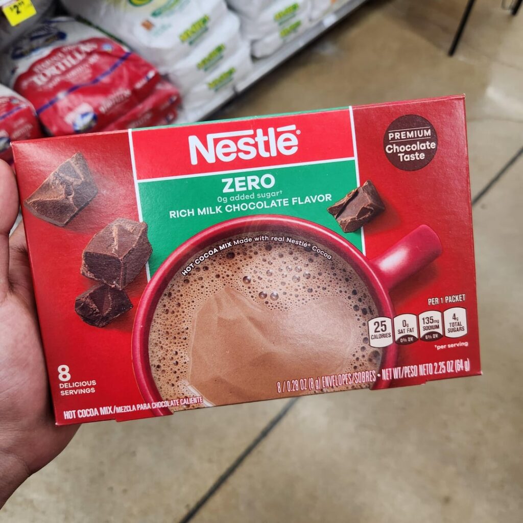Nestle 25 cal hot chocolate find