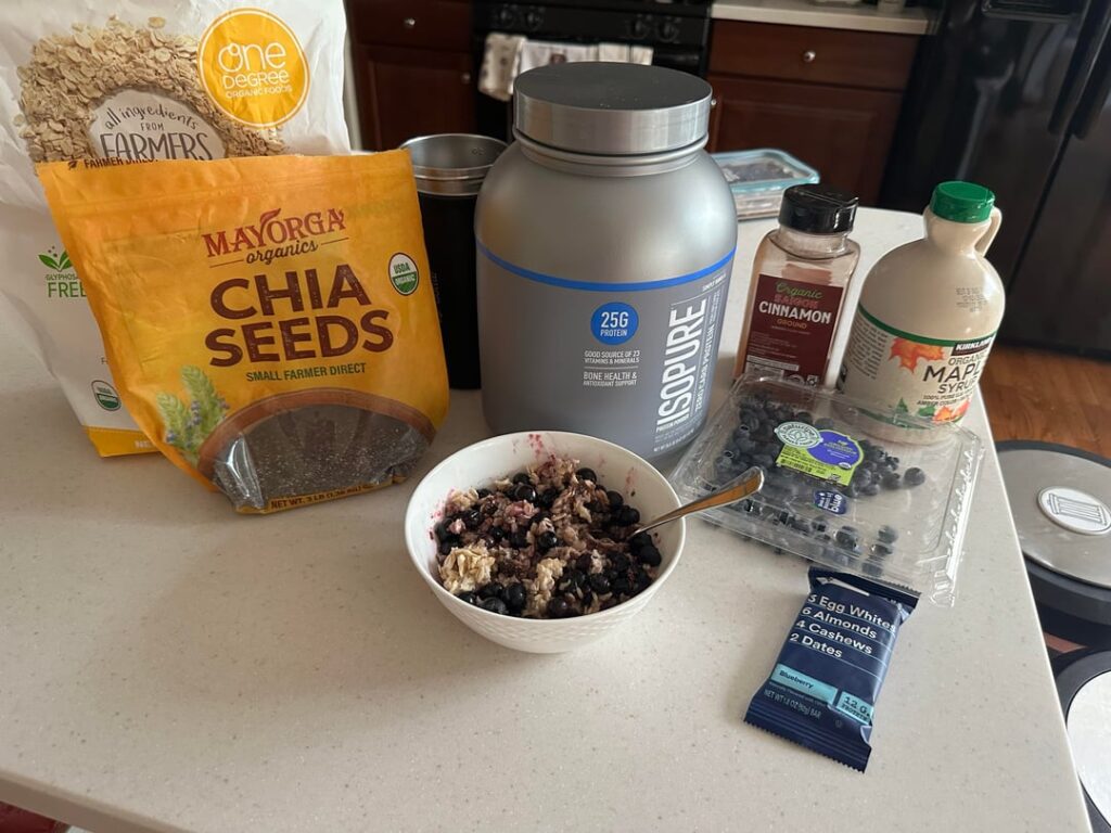 What I typically eat in a 2,500 calorie day, while attempting to maximize volume