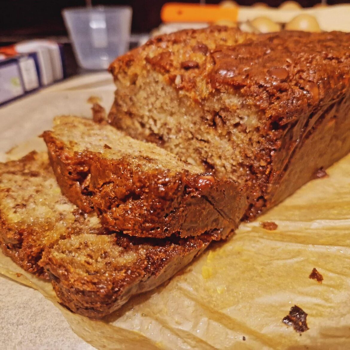 Homemade Chocolate Chip Banana Bread