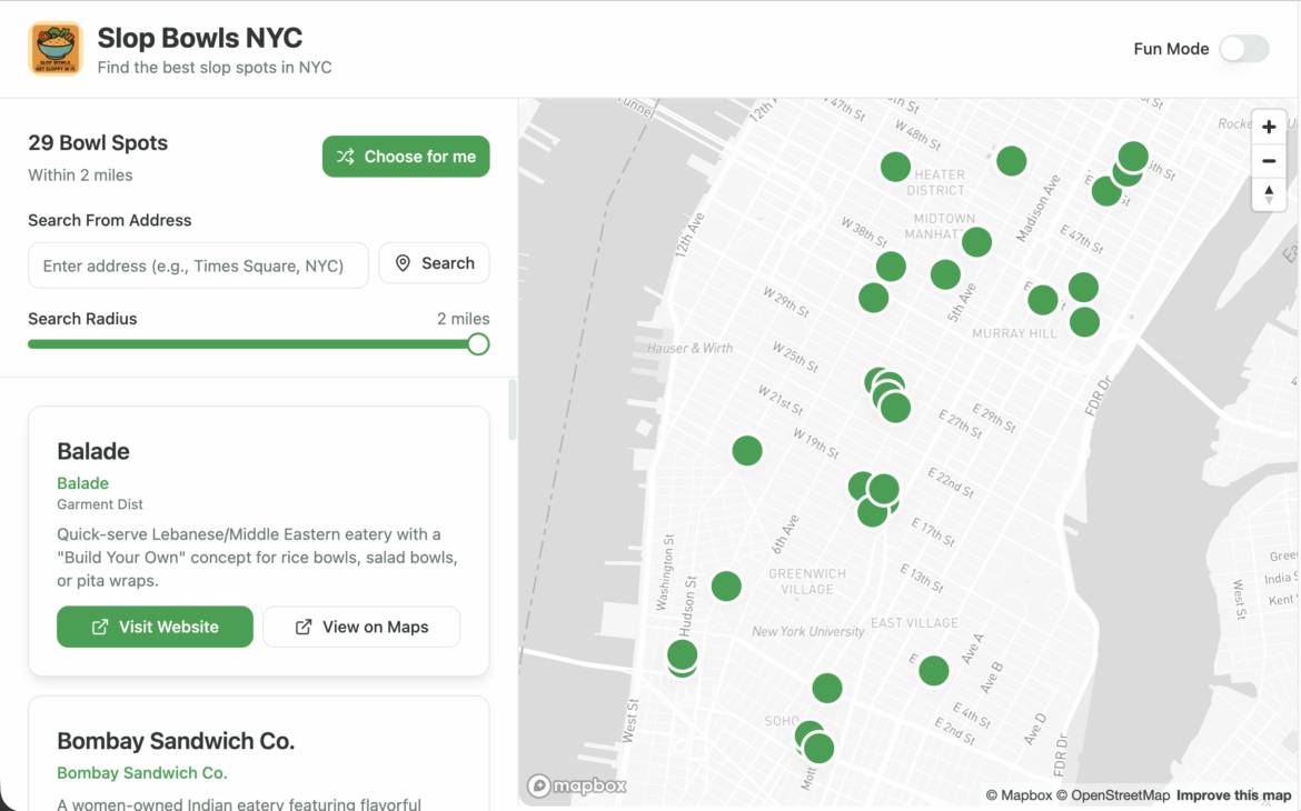 Finding the best slop bowls in NYC