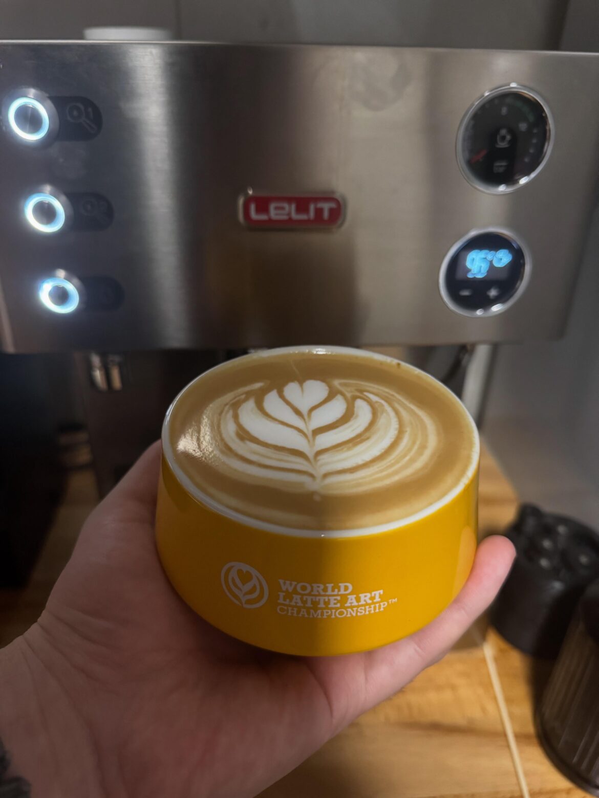 latte art 3 years after leaving the cafe