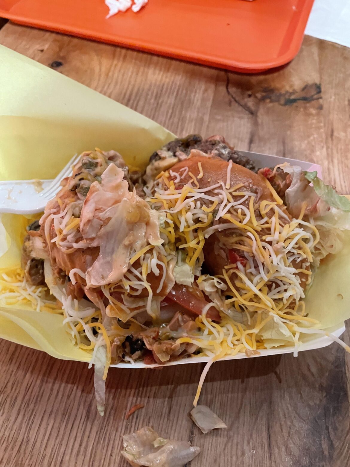 Ordered a cheeseburger with green chili and this is what I got.