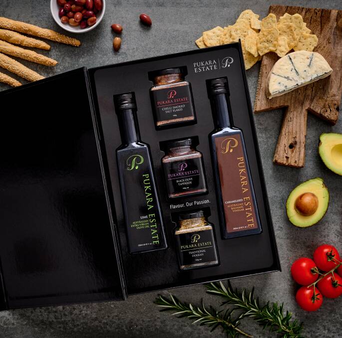 Flavour up your food with premium extra virgin olive oils, vinegars and gourmet condiments from Pukara Estate. Picture David Griffen Photography
