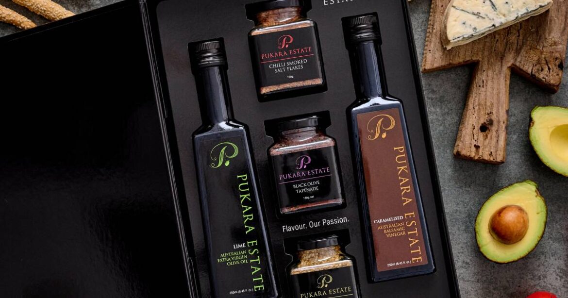 Flavour up your food with premium extra virgin olive oils, vinegars and gourmet condiments from Pukara Estate. Picture David Griffen Photography