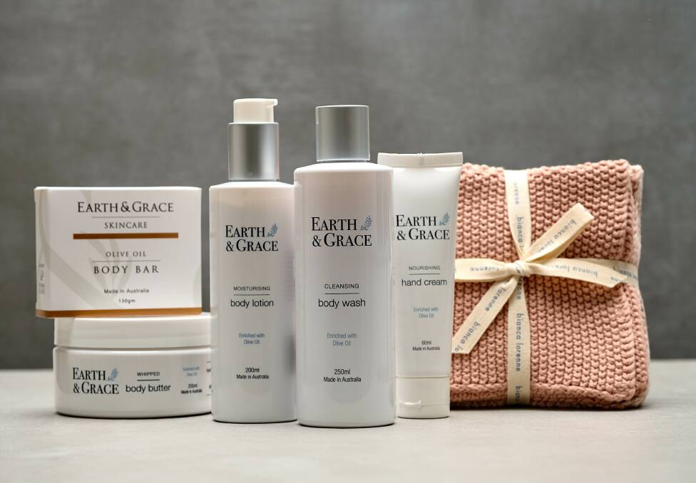 Pukara Estate's Earth & Grace Skincare range is the perfect gift for those who love a little indulgence. Picture David Griffen Photography