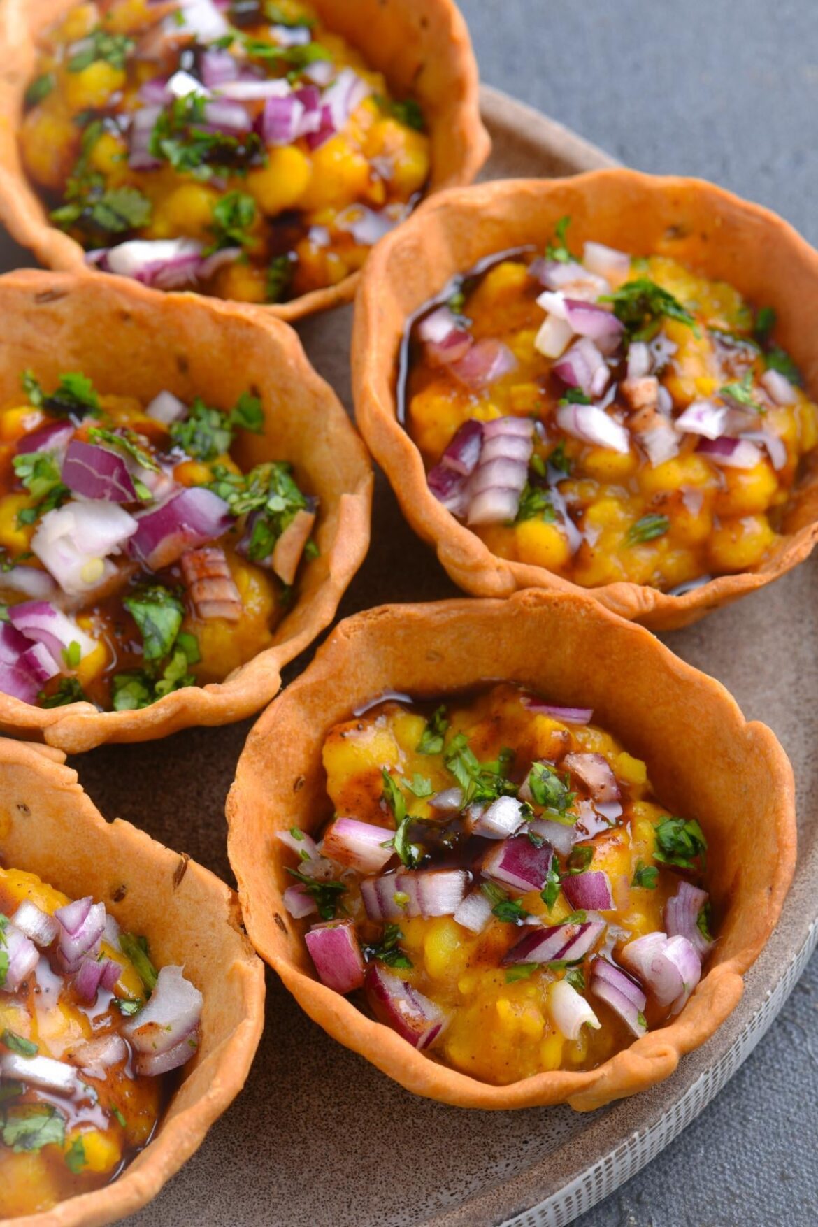 Homemade Crispy Bowls with Spiced Lentils