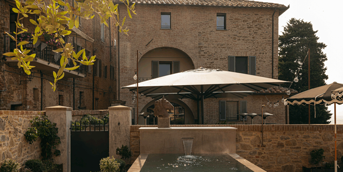 I stayed at an olive oil hotel