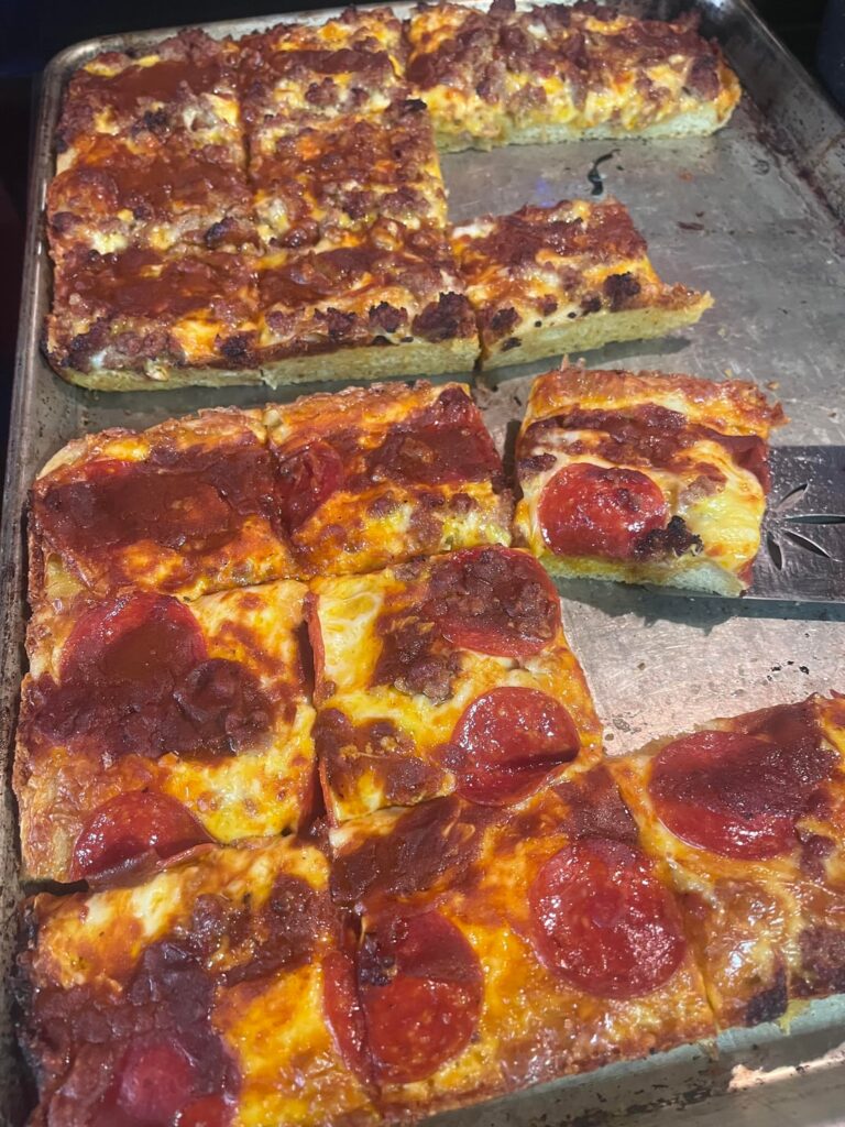 [Homemade] Detroit Style Pizzas