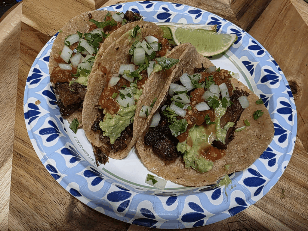 Tacos de carrnitas Tacos de carrnitas