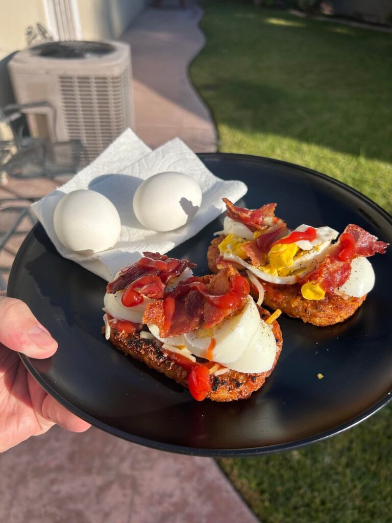 Breakfast for an early dinner