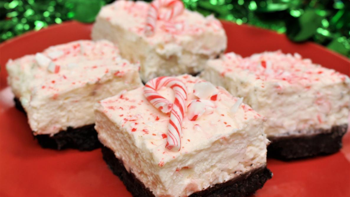 Candy Cane Dessert Squares