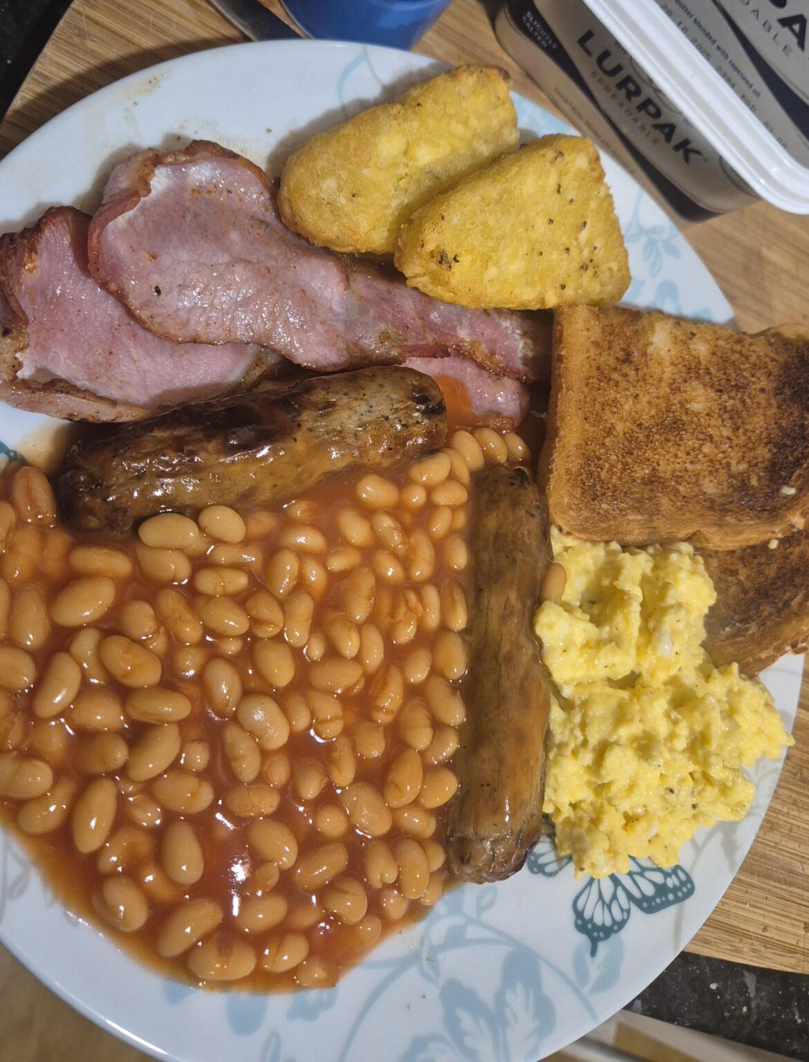 A fry up for a cold morning