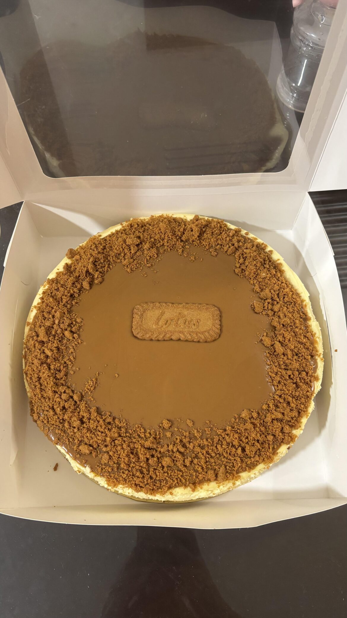 Instead of a gift card, my sister asked for a Biscoff cheesecake. Instead of a gift card, my sister asked for a Biscoff cheesecake.
