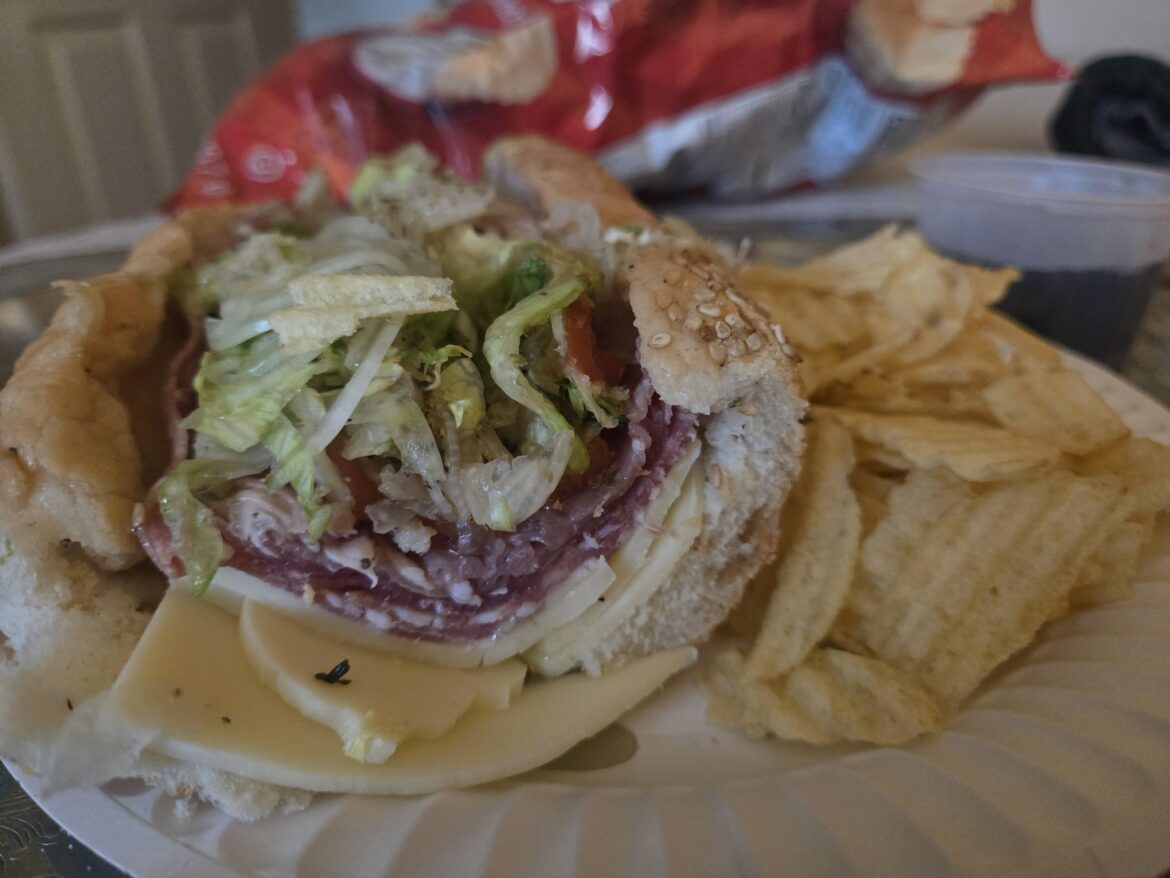 Salami, gabagool and sharp provolone