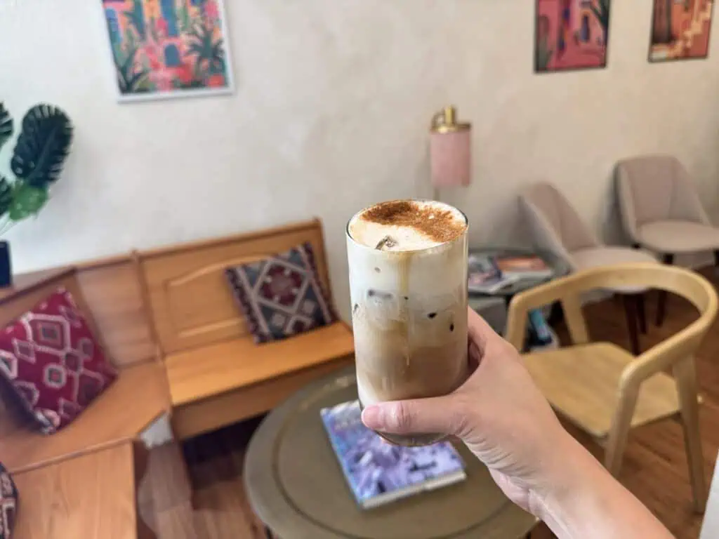 The interior of a cafe and wine bar