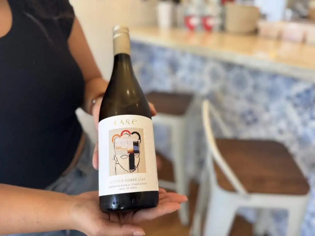 The interior of a cafe and wine bar