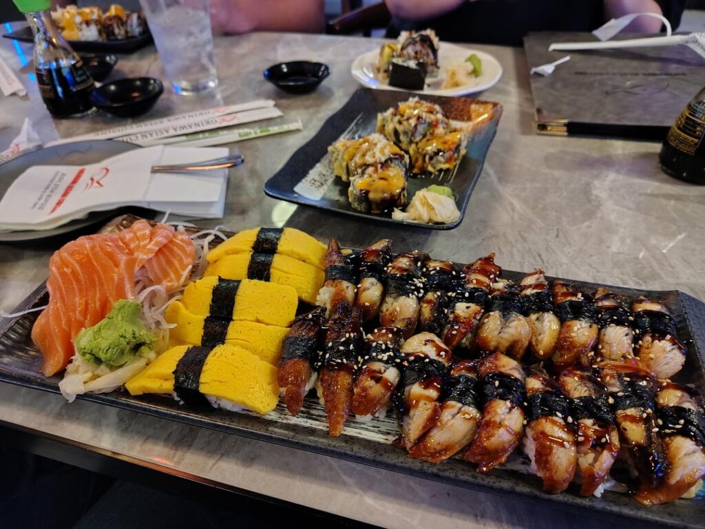 Entire menu was AYCE but I like what I like, 70 pieces.