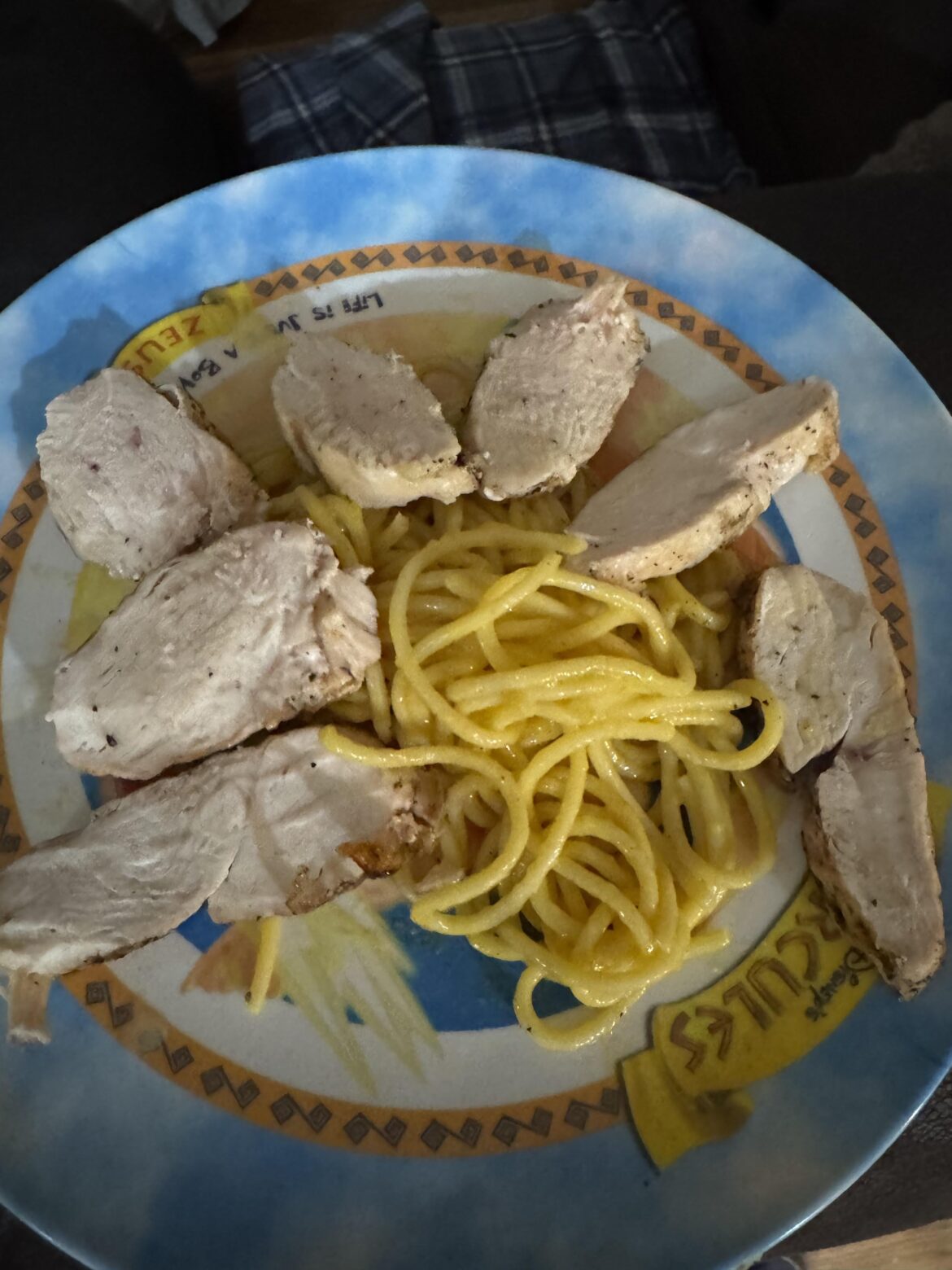 Chicken carbonara