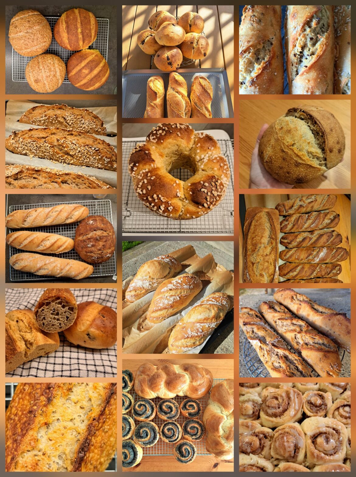 One day I received a surdough starter. I never bought bread again