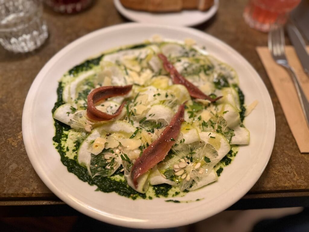 Carpaccio, Flank Steak, Cheese Plate