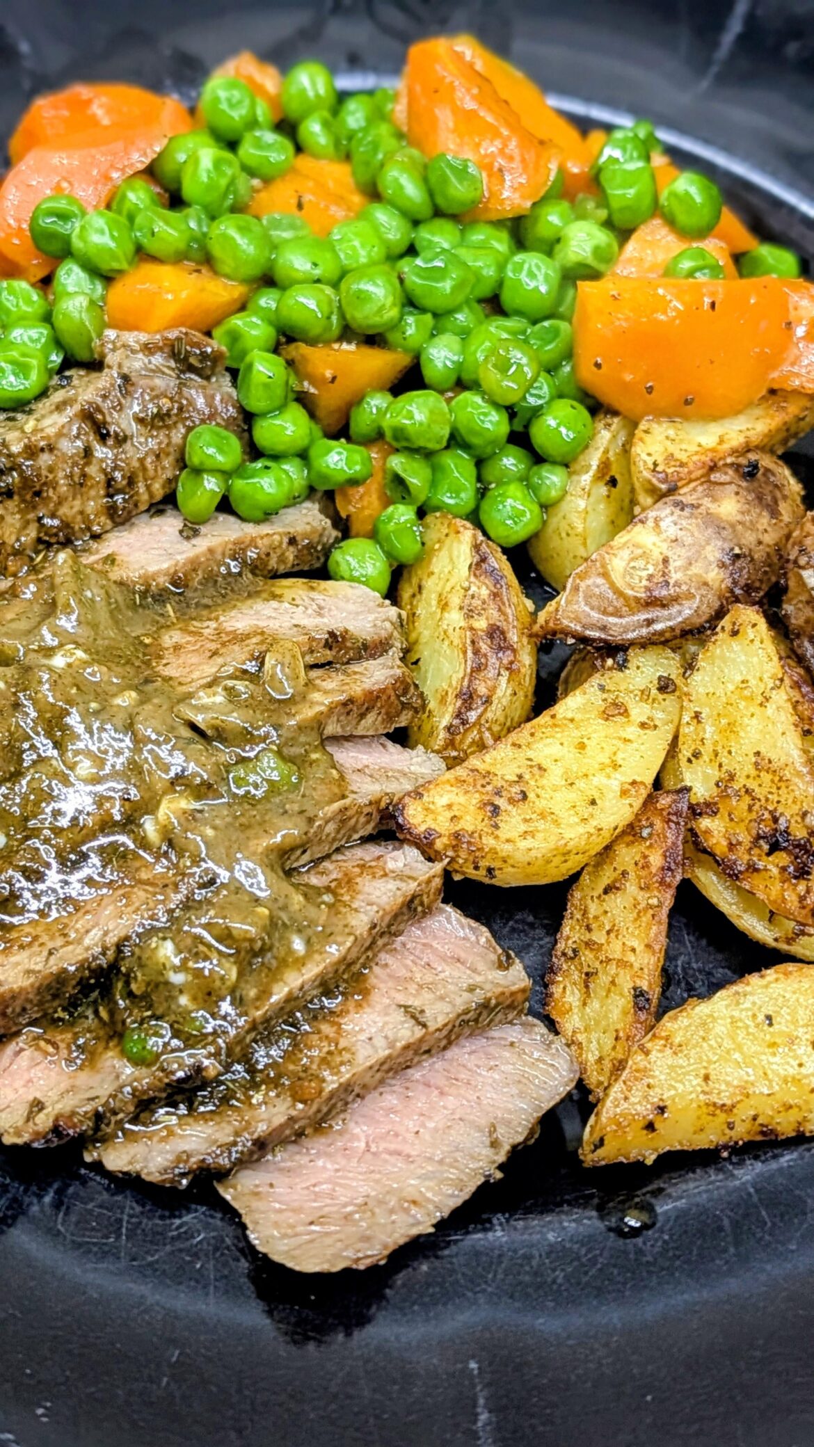 Sizzling Garlic Herb Butter Steak