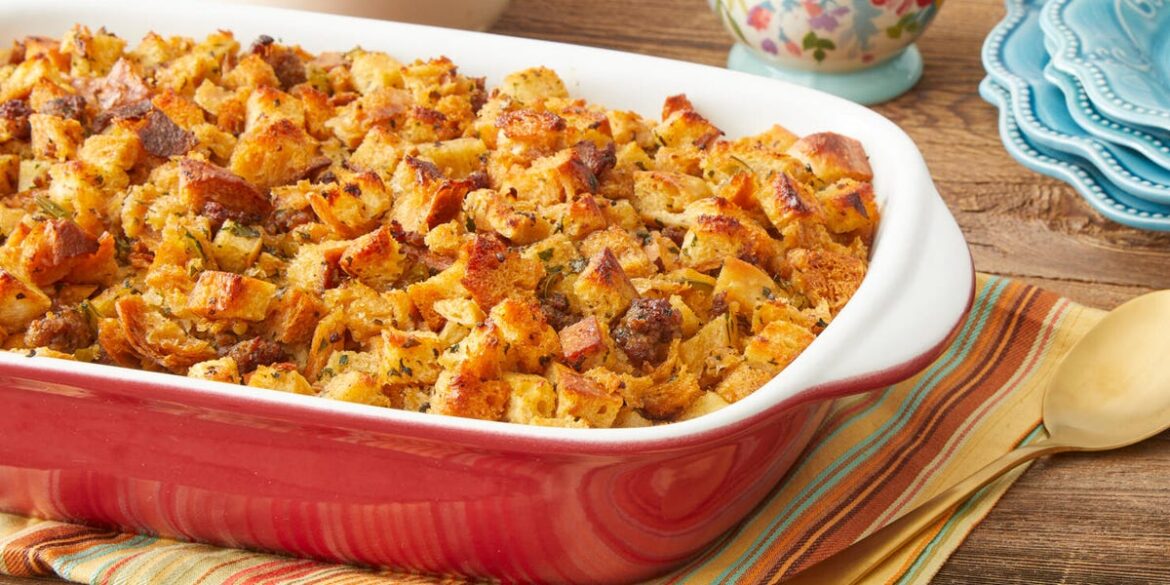 Sausage Stuffing Recipe - How to Make Sausage Stuffing