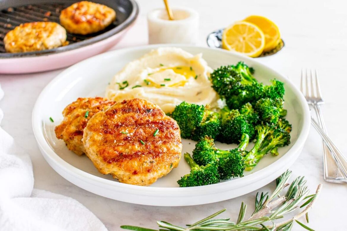 Lemon Herb Chicken Patties