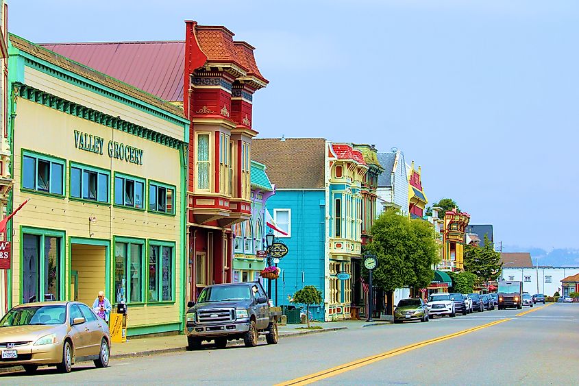 Main Street in Ferndale. 
