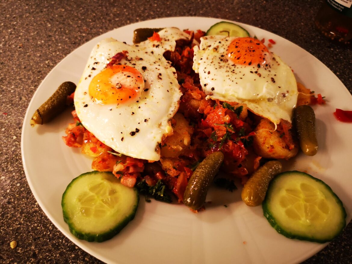 Tom's Gröstl, a Preuss conjures up a Berliner-style Gröstl... have fun