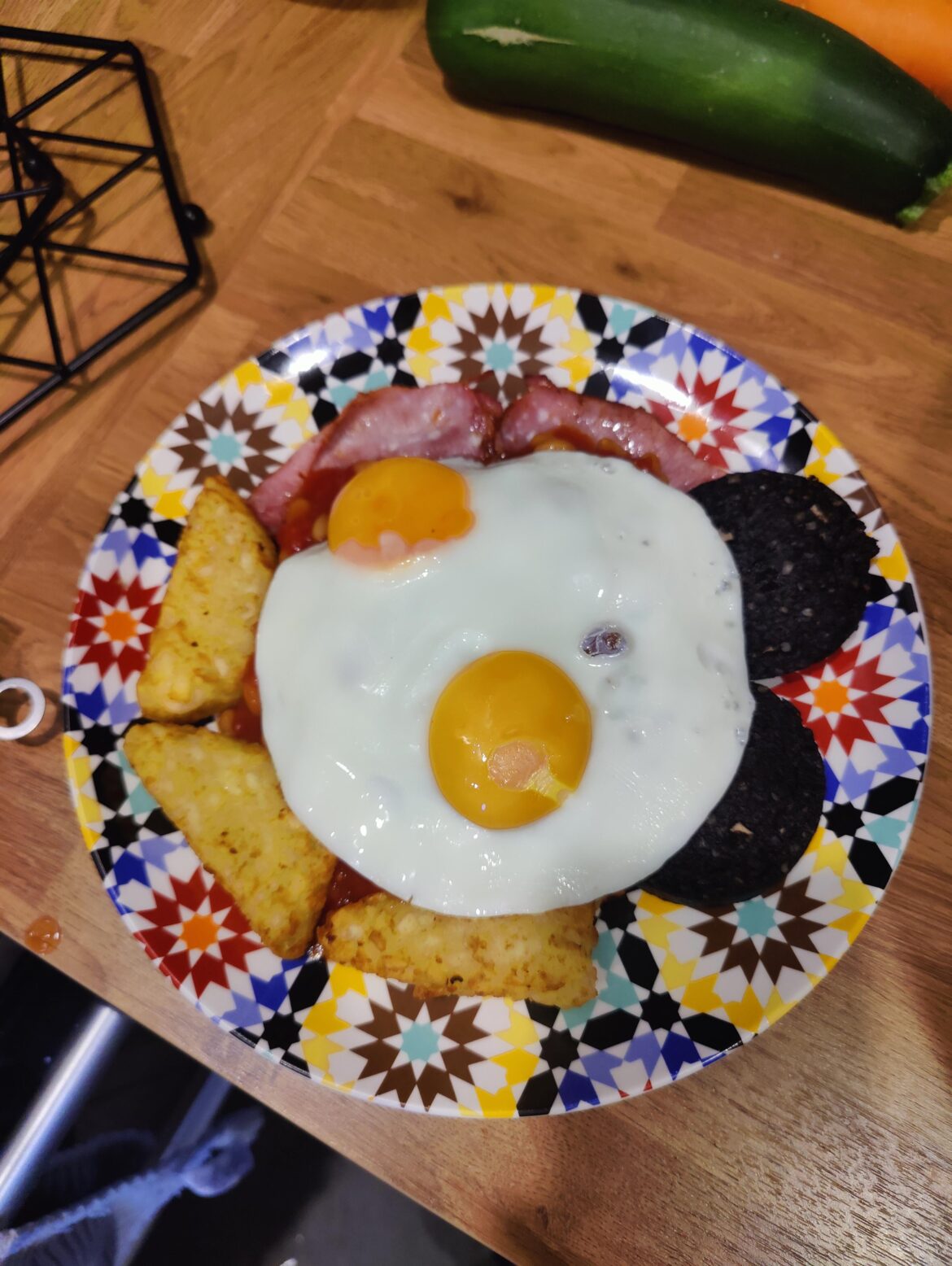 Partner away, the fry up shall play