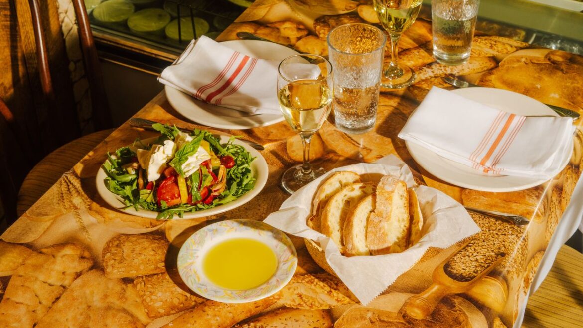 I Eat at Sole di Capri in NYC for the Photo-Realistic Tablecloths Bon Appetit