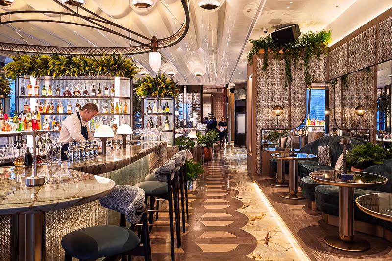 Spago Shanghai by Wolfgang Puck, iconic restaurant on the Bund with great views.