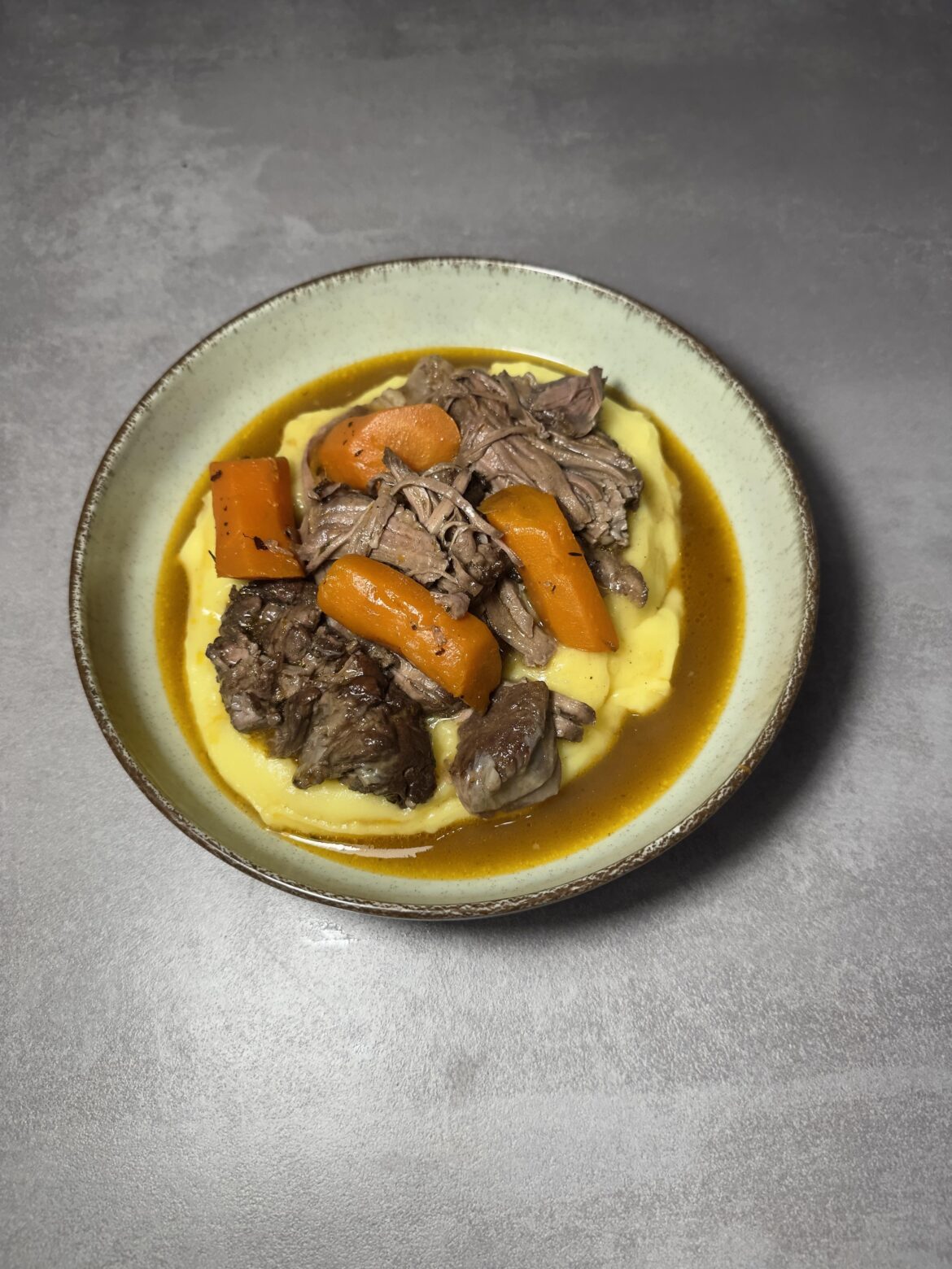 A warm hug in a plate, pot roast