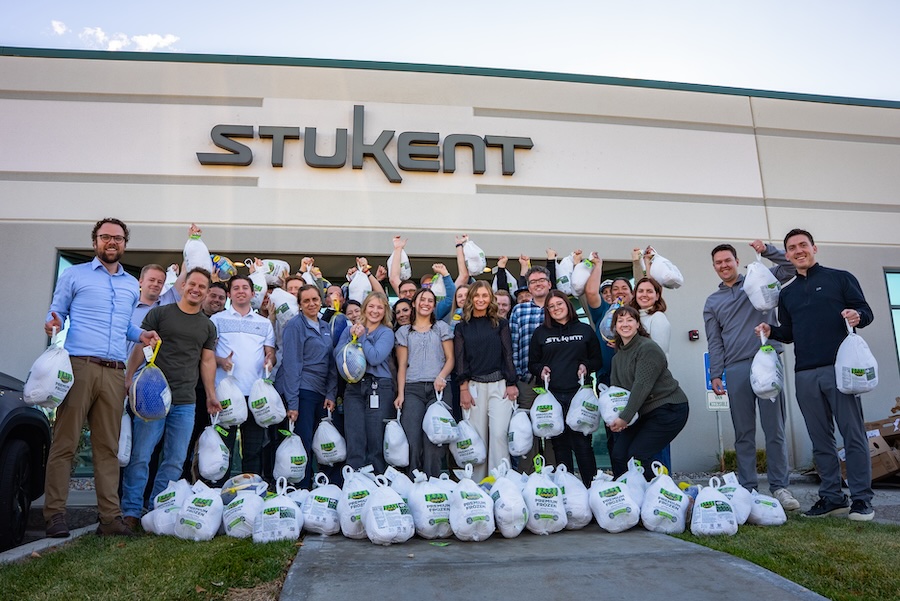 Stukent delivers 100 turkeys to Community Food Basket Idaho Falls amid shortage stukent turkey