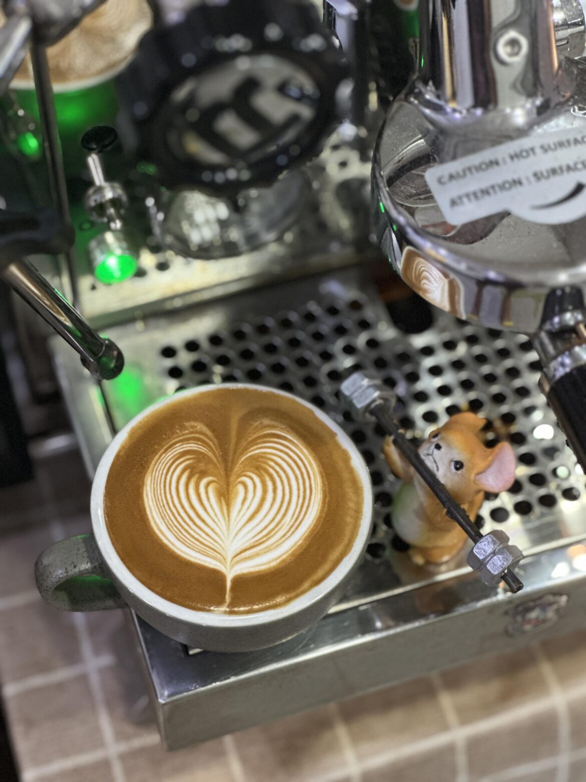How I Pour the Onion-Heart Latte Art — Follow Along & Practice ☕️