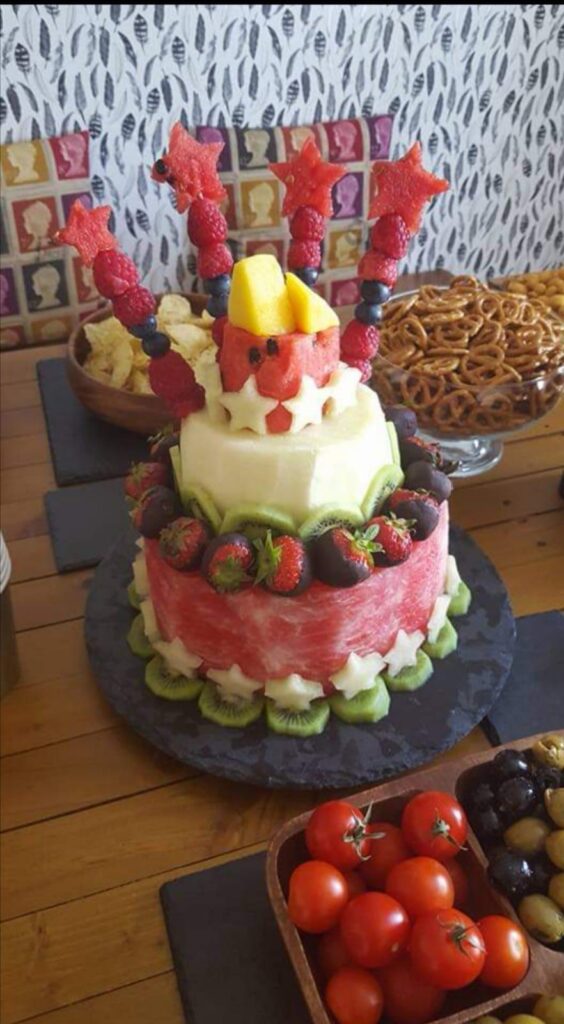 This was the birthday cake I made for my then 4 year old (she's now 16) when no one understood we were a vegan family.
