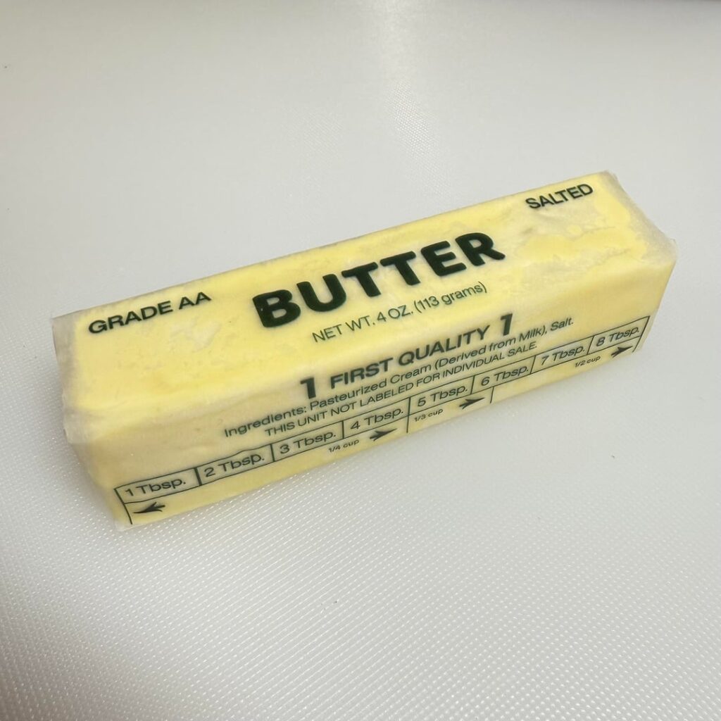 It’s my birthday so I made myself a Stick of Butter