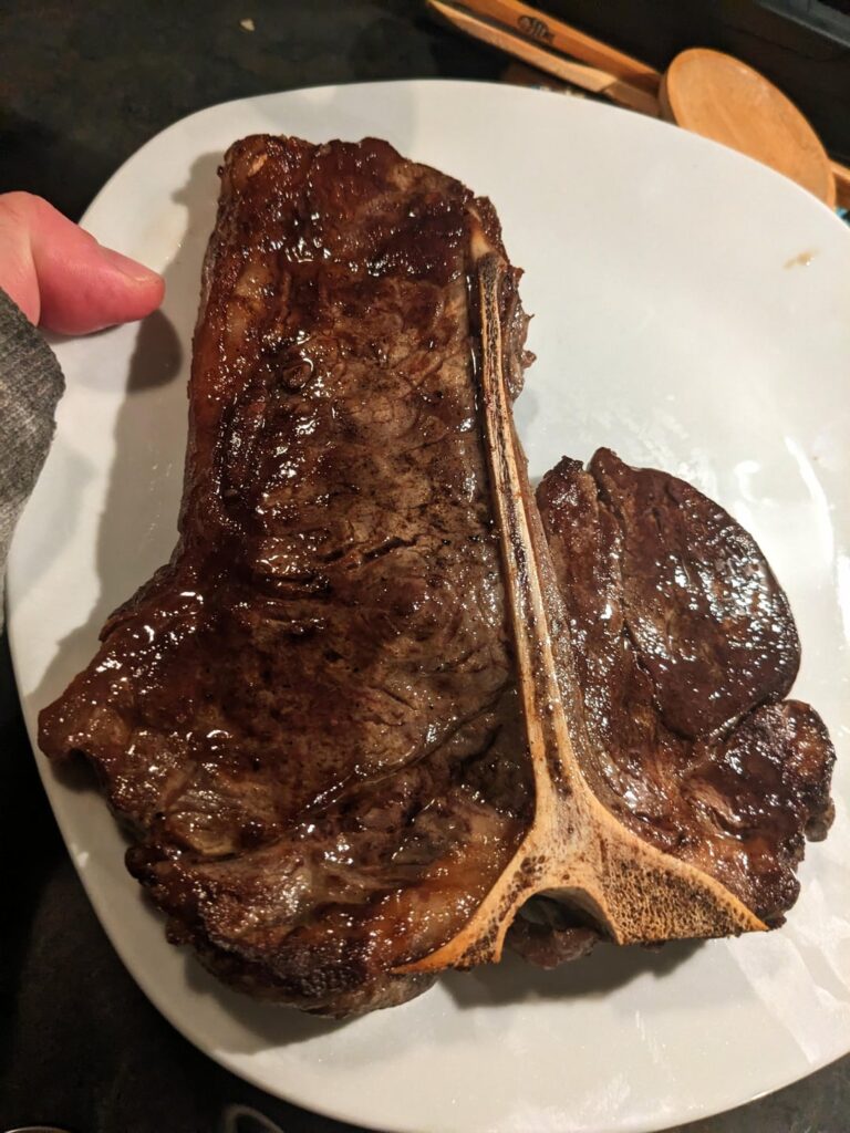T-Bone (£13). I know the crust isn't very good but how is it overall?