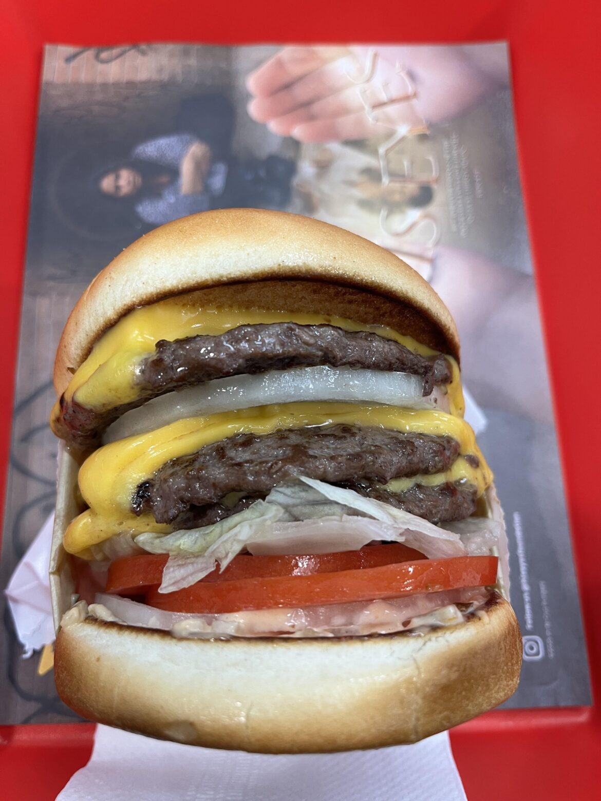 3x3 with onions. Add raw onions. Add chopped chilis.