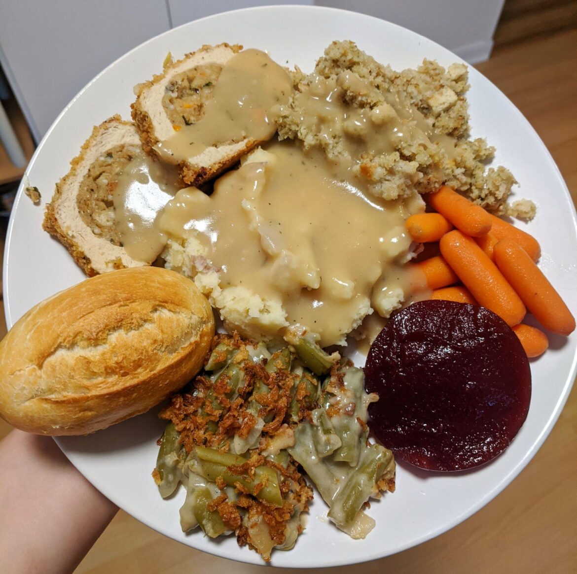 Thanksgiving dinner, circa 2020.