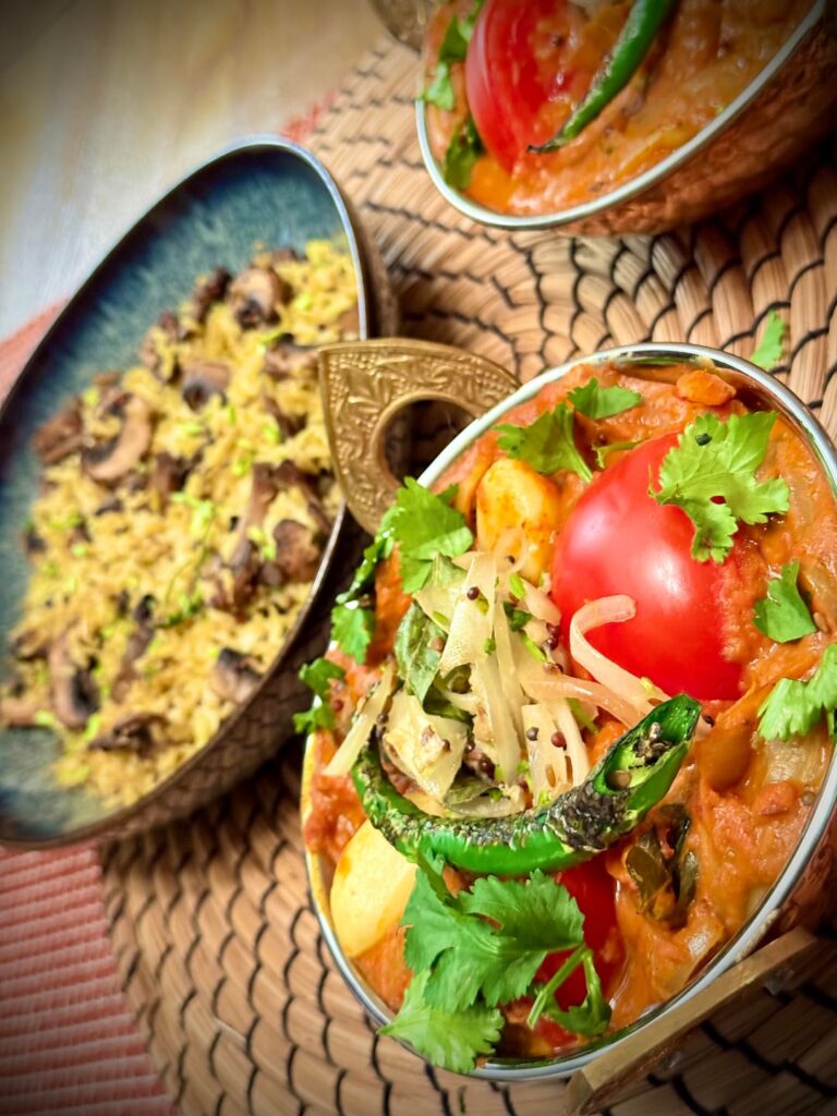 [Homemade] Lamb Naga Garlic Bhuna