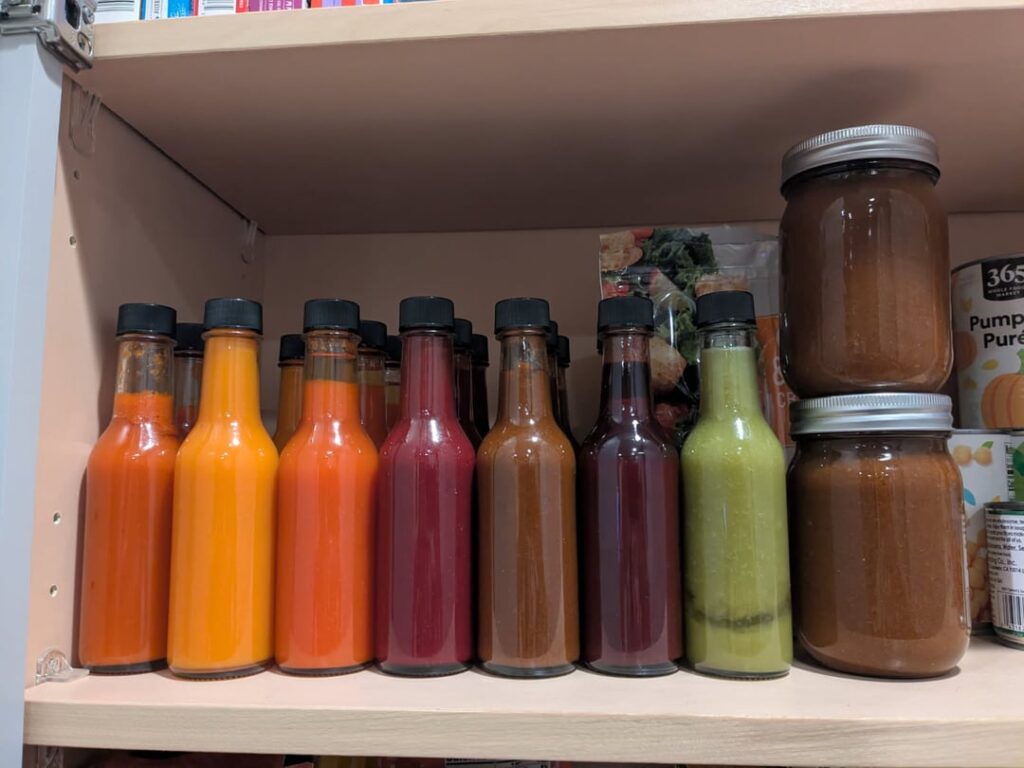 My pepper color palette