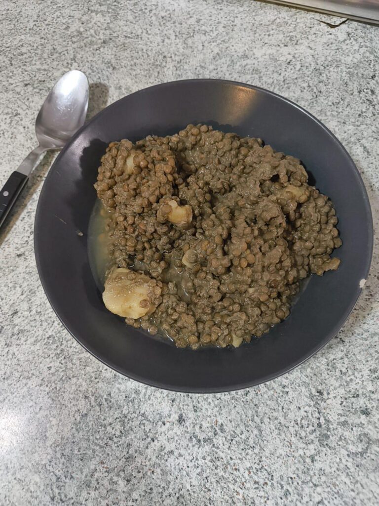"Lentils" my dad made the other day