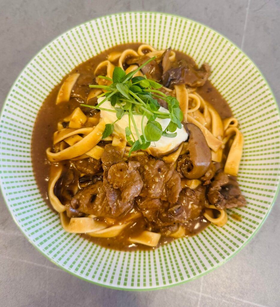 Beef Stroganoff