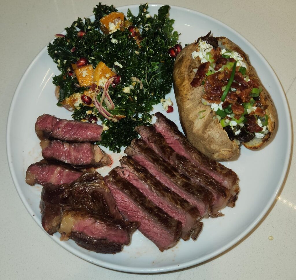 laid off twice this year but finally got another job offer and setting up another interview steak